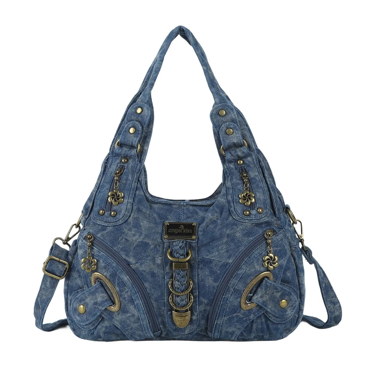 Vintage Bag Large Women'S Shoulder Bag Leopard Print Top-Handle Fashion Satchel Dumpling Tote Hobos Handbags