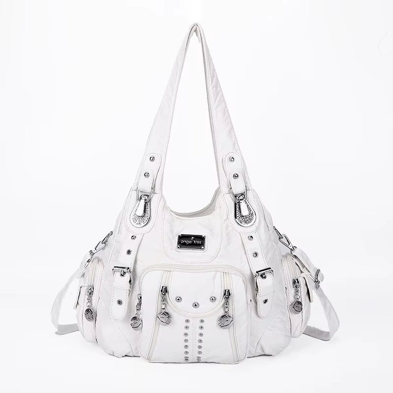 Bag Women Fashion Handbags Women Shoulder Bags PU Leather Handbag Female Satchel Shoulder Purse Bag Bolsa Feminina