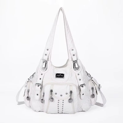 Bag Women Fashion Handbags Women Shoulder Bags PU Leather Handbag Female Satchel Shoulder Purse Bag Bolsa Feminina