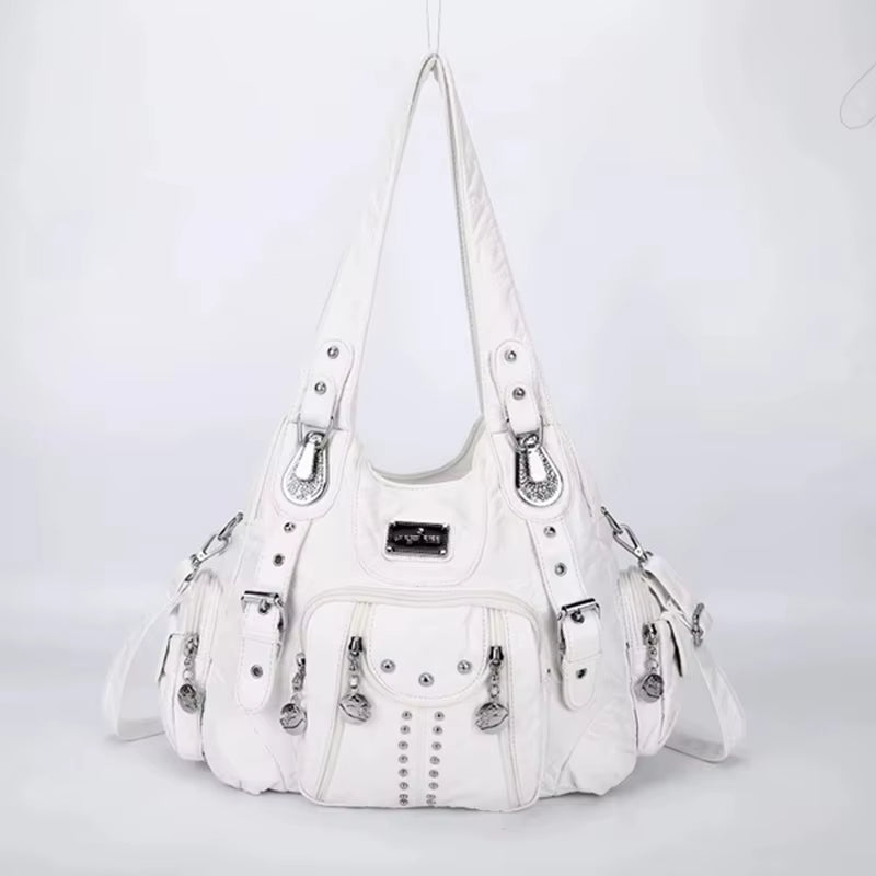 Bag Women Fashion Handbags Women Shoulder Bags PU Leather Handbag Female Satchel Shoulder Purse Bag Bolsa Feminina