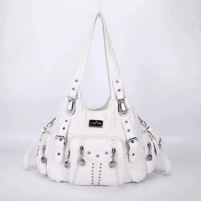 Bag Women Fashion Handbags Women Shoulder Bags PU Leather Handbag Female Satchel Shoulder Purse Bag Bolsa Feminina