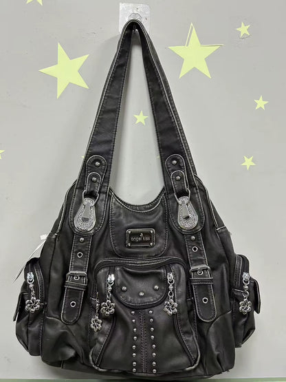 Bag Women Fashion Handbags Women Shoulder Bags PU Leather Handbag Female Satchel Shoulder Purse Bag Bolsa Feminina