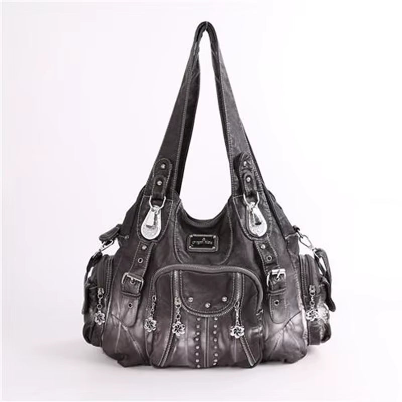 Bag Women Fashion Handbags Women Shoulder Bags PU Leather Handbag Female Satchel Shoulder Purse Bag Bolsa Feminina